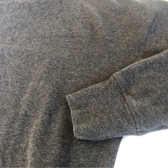 LUCY athleisure grey sweatshirt cowl neck . - Picture 5 of 5